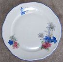 US Zone Germany Jaeger Dinner Plate with Flowers