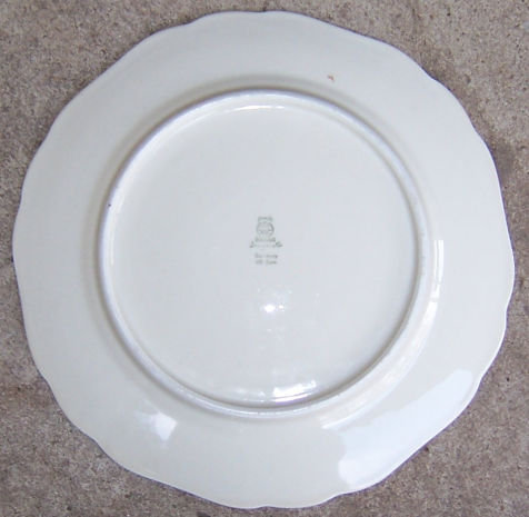US Zone Germany Jaeger Dinner Plate with Flowers