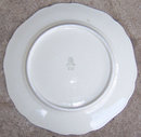 US Zone Germany Jaeger Dinner Plate with Flowers