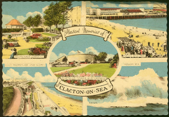 Postcard of Pleasant Memories of Clacton on Sea