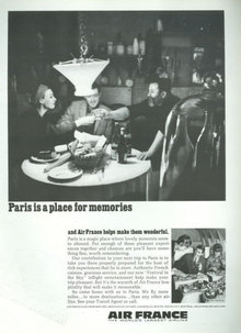 Air France Paris is For Memories 1967 Magazine Ad