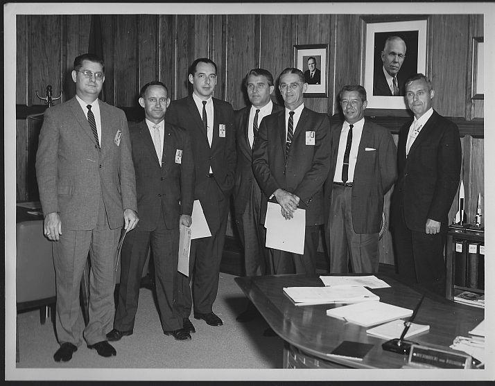 Original Photograph Performance Awards w/ Von Braun Marshall Space Flight
