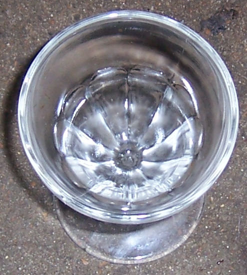 Vintage Federal Wide Panel Cordial Clear Glass