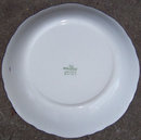 Homer Laughlin Virginia Rose Pink Rose Flat Soup Bowl