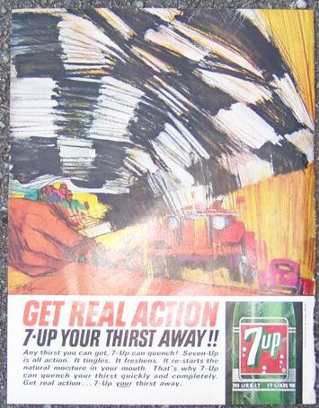 1963 7-Up Your Thirst Away Magazine Advertisment
