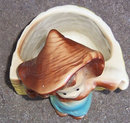 Royal Copley Farm Boy Leaning Against Wall Planter