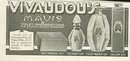 Vivaudou's Mavis Toliet Preparations 1917 Magazine Advertisement