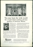 American Walnut Age 1925 Magazine Advertisement