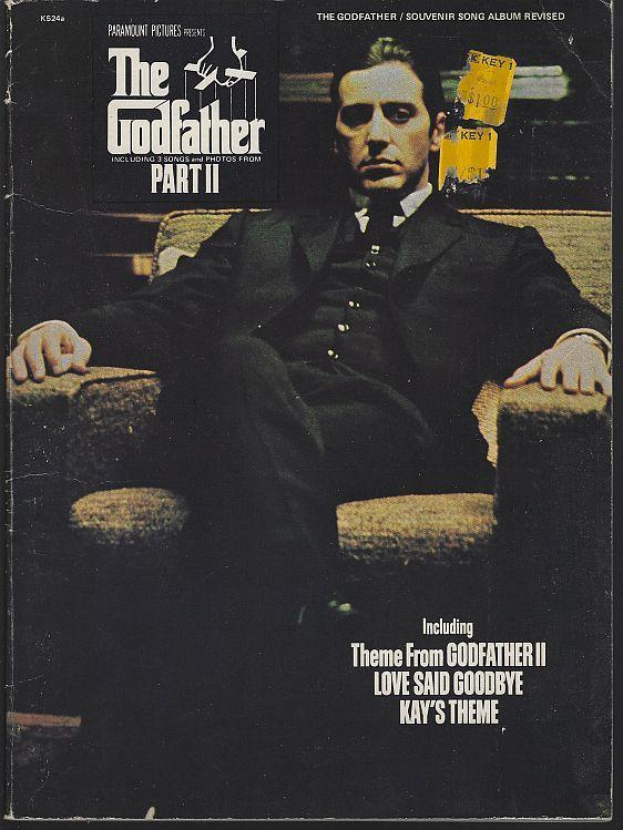 Francis Ford Coppola's Godfather Part II Souvenir Song Album Al Pacino 1974