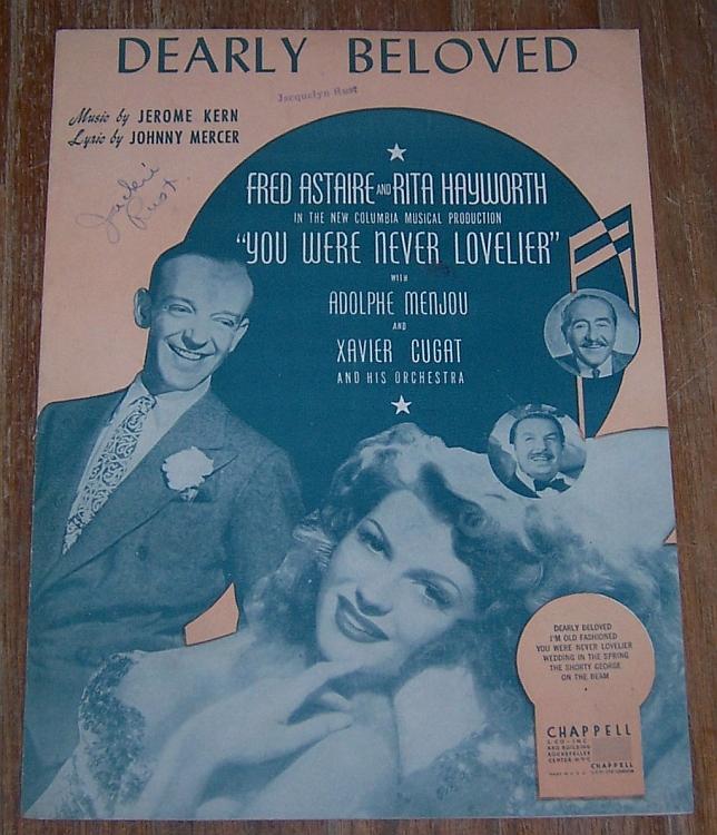 Dearly Beloved You Were Never Lovelier starring Rita Hayworth and Fred Astaire