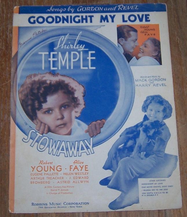 Goodnight My Love From Stowaway Shirley Temple 1936