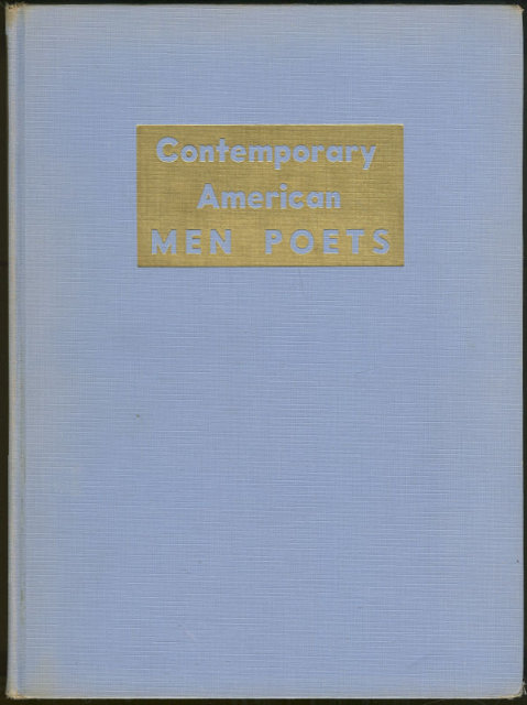 Contemporary American Men Poets 1937 First Edition