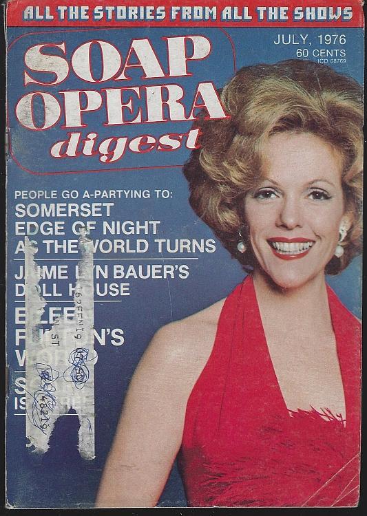 Soap Opera Digest July 1976 Eileen Fulton on Cover