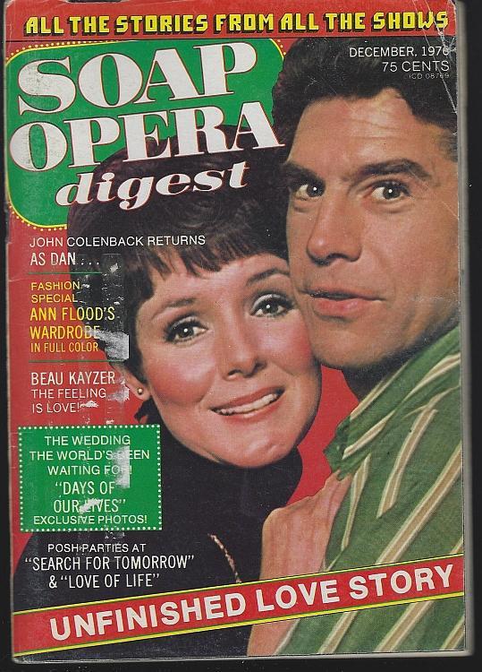 Soap Opera Digest December 1976 Kim Hayes Cover