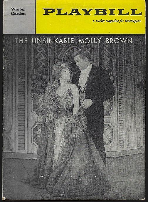 Playbill Unsinkable Molly Brown, Winter Garden, February 27, 1961 Tammy Grimes