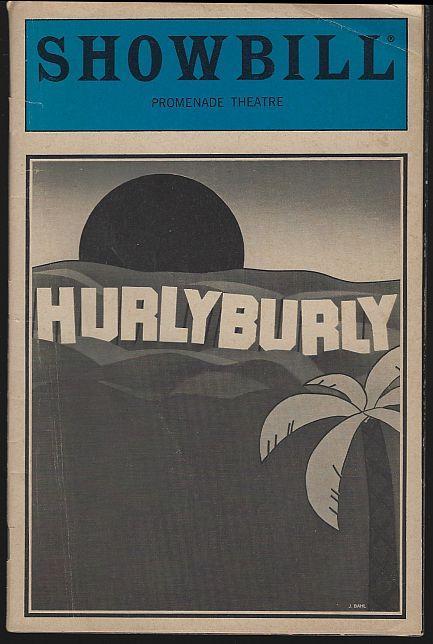 Showbill Hurlyburly, Promenade Theatre, June 1984 William Hurt/Judith Ivey