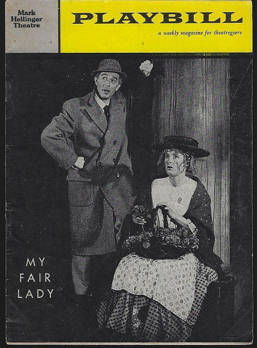 Lot of Three My Fair Lady Playbill and Souvenir Programs English/Spanish 1960