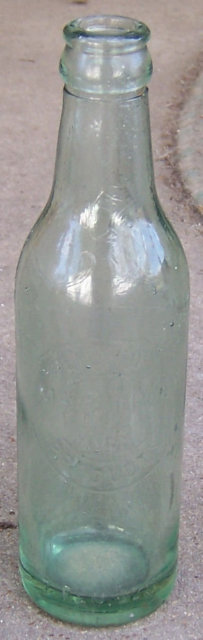 Vintage Massillon, Ohio Liquid Product Green 7oz Bottle