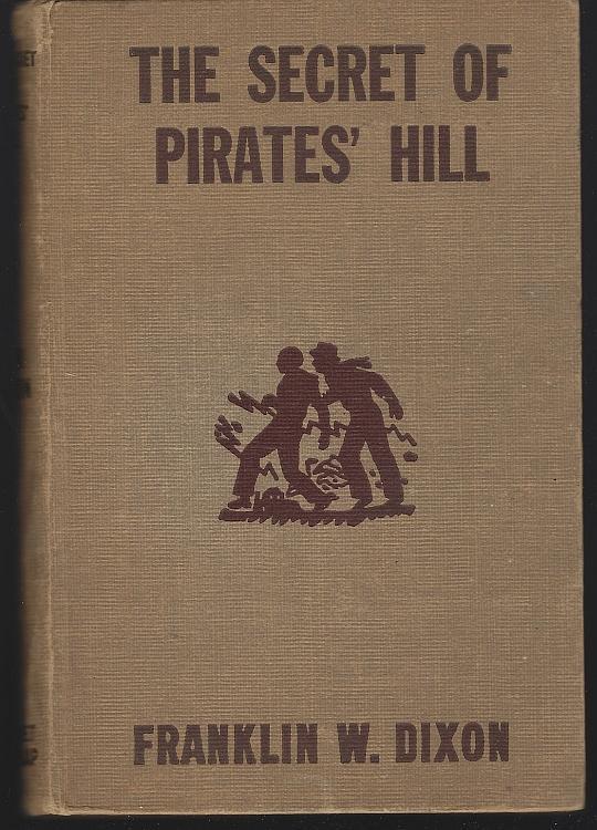 Secret of Pirates' Hill by Franklin Dixon Hardy Boys #36 Brown Tweed 1st edition
