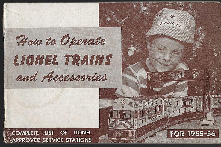 How to Operate Lionel Trains and Accessories 1955 Illustrated Instruction Book