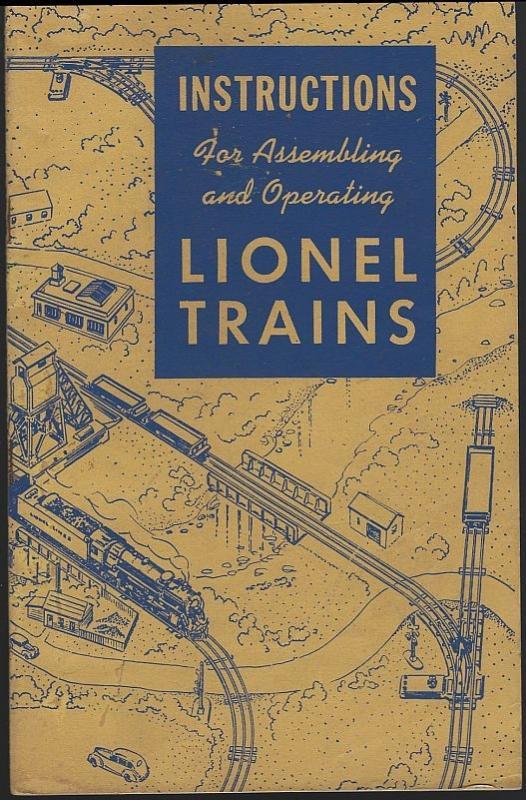 Instructions for Assembling and Operating Lionel Trains 1947 Illustrated Booklet