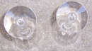 Pair of Vintage Crystal Stemmed Cordial Glasses