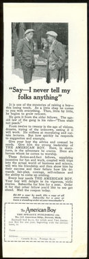 American Boy Magazine 1925 Magazine Advertisement
