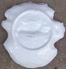 Vintage Ashtray with Gold Glaze and Colonial Decal