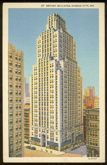 Postcard of Bryant Building, Kansas City, Missouri