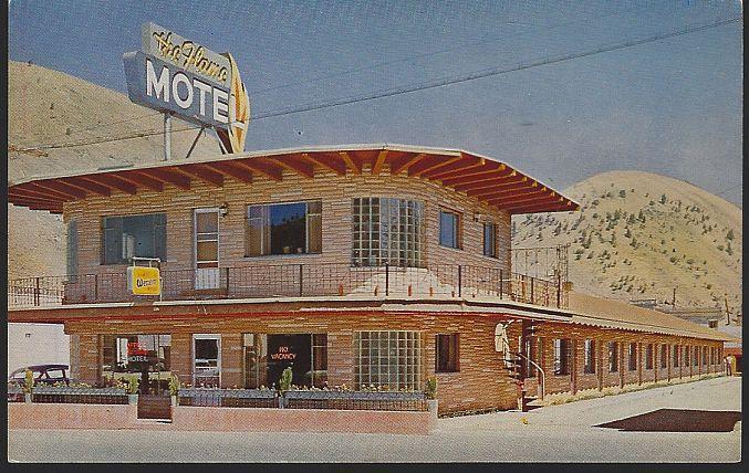 Vintage Unused Postcard of Flame Inn, Jackson, Wyoming H. C. Richards Owner