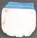 Vintage Blue Pottery Colonial Courting Couple Planter