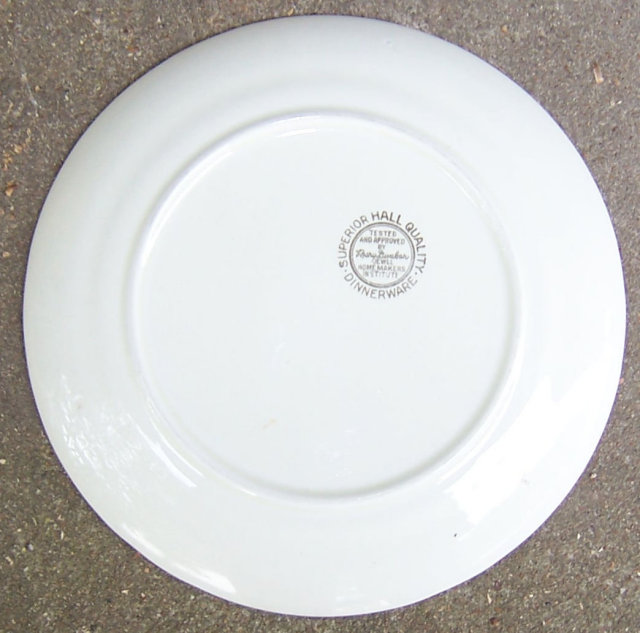 Vintage Hall China Jewel Tea Salad Plate