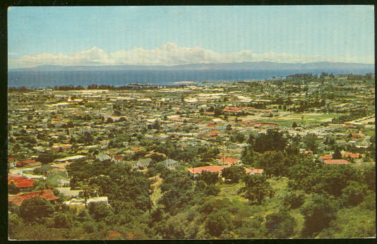 Postcard of View of Santa Barbara, California 1970