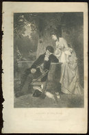 Asleep in the Wood Page from 1876 Peterson's Mag