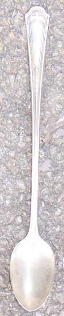 Silverplate Niagara Ice Tea Spoon in Glendale Pattern