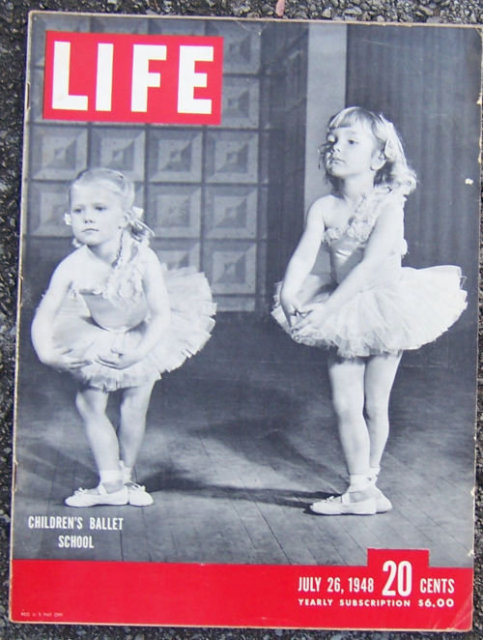 Life Magazine July 26, 1948 Children's Ballet School