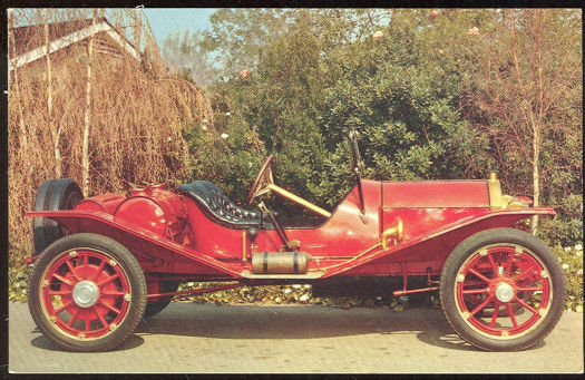 Postcard of 1911 Marmon Speedster Model 32
