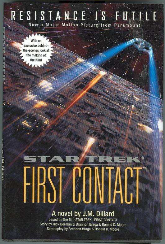 Star Trek: First Contact by J. M. Dillard 1996 Illustrated with Movie Photos