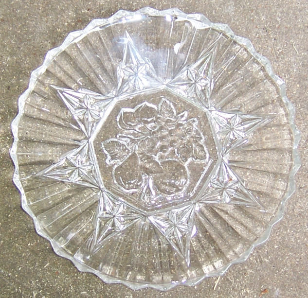 Federal Glass Pioneer Fruit Luncheon Plate