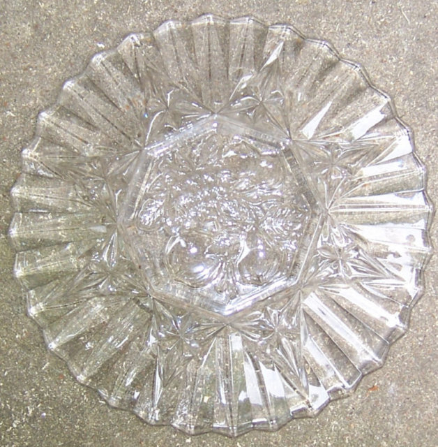 Federal Glass Pioneer Fruit Luncheon Plate