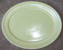 Vintage Yellow Moderntone Platonite Serving Platter