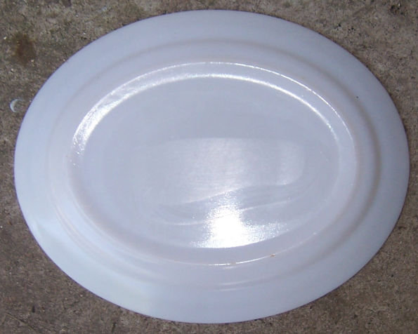 Vintage Yellow Moderntone Platonite Serving Platter
