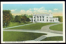 Postcard of Governor's Mansion, Frankfort, Kentucky
