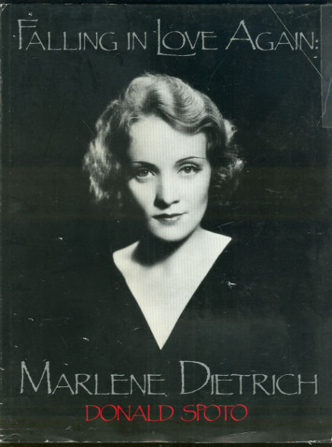 Falling In Love Again Marlene Dietrich 1985 1st ed DJ