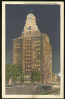 Postcard of Clinic by Night, Rochester, Minnesota