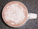 Texas Pottery Coffee Mug Handpainted Pastoral Scene