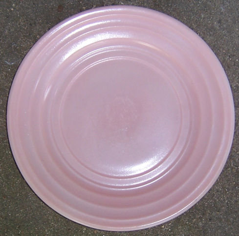 Vintage Pink Moderntone Platonite Glass Small Plate