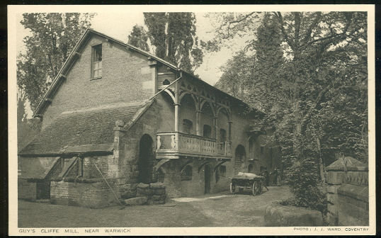 Postcard of Guy's Cliffe Mill Near Warwick, England