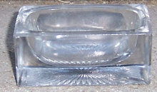 Clear Master Salt Rectangular Shape with Star Burst