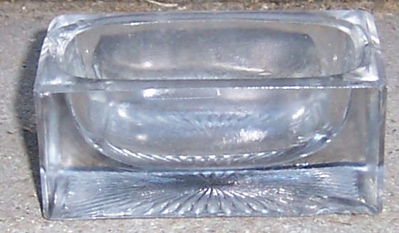 Clear Master Salt Rectangular Shape with Star Burst